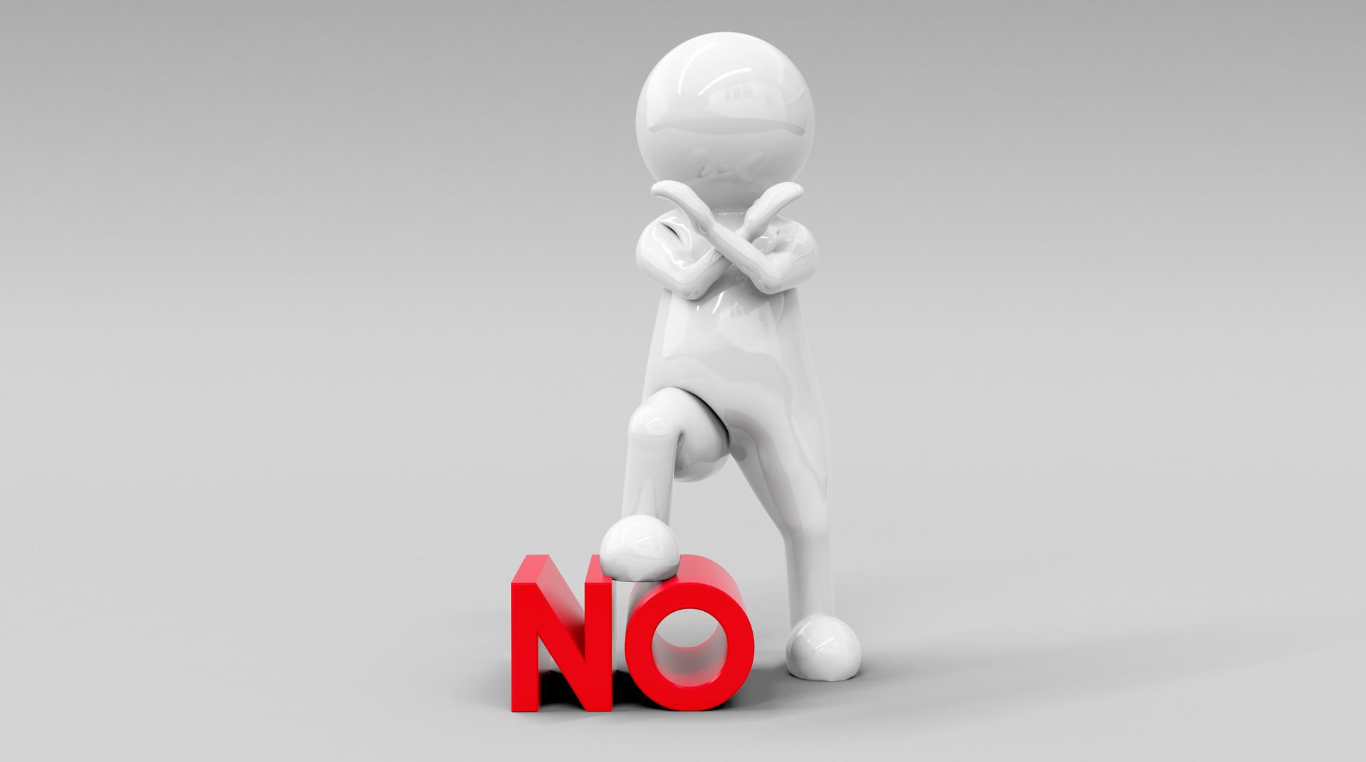 勇敢说不,坚决说是