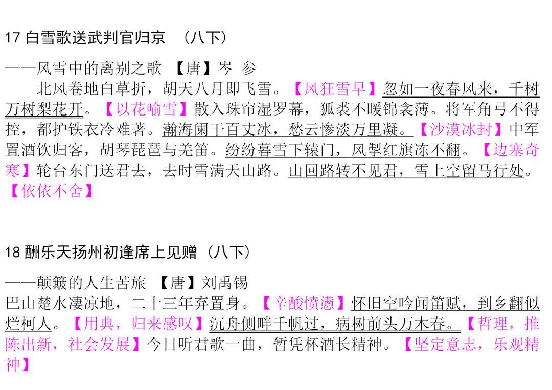 初中生必背古诗文整理汇总(附电子打印版),转给孩子寒假背起来! - 知乎