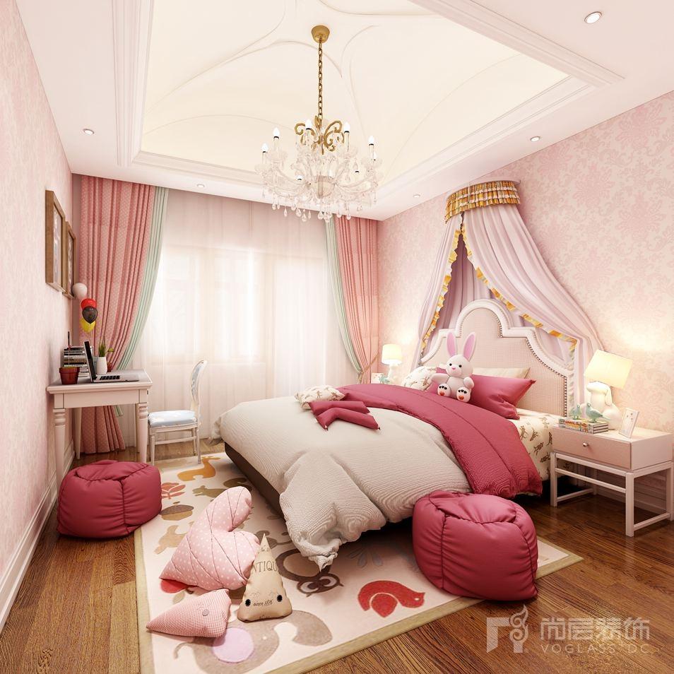 柔和淡雅精致,带来空间的纯粹体验,细腻别致,营造浪漫而温馨的公主房