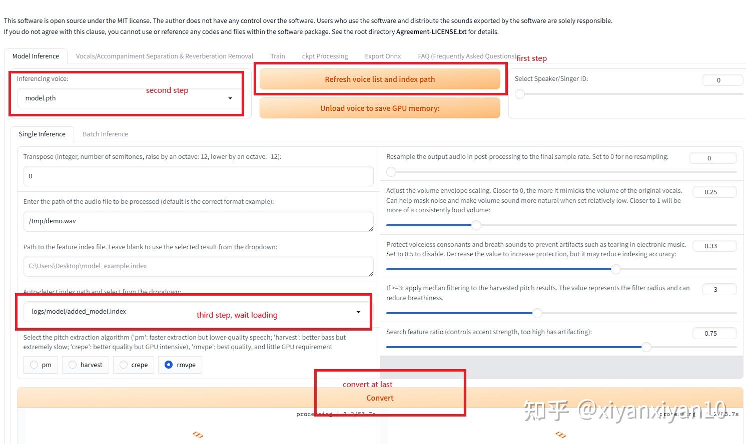 RVC WebUI 配置 - 知乎