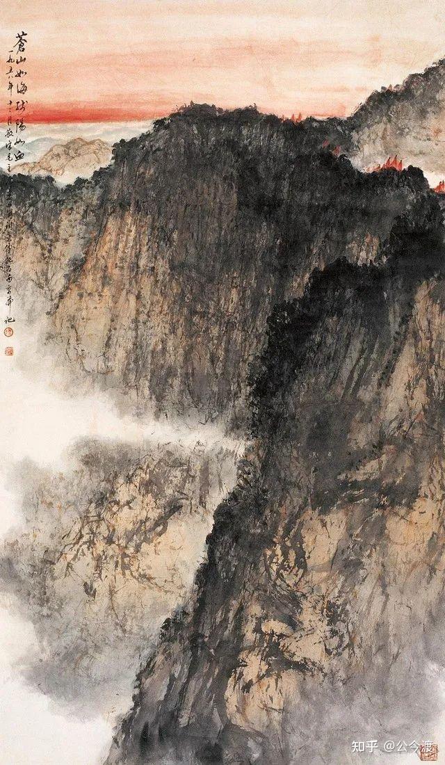 傅抱石 山水畫 傅抱石山水画- 知乎