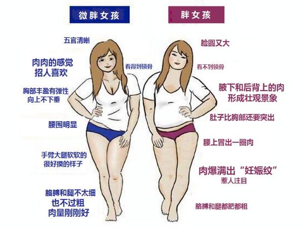 肥肥 与 微胖女孩 界线划在哪儿 知乎