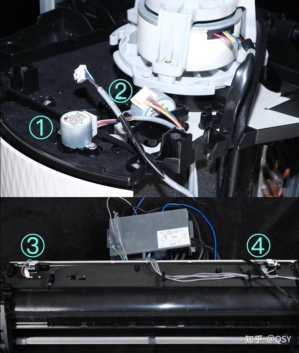 拆海尔空调静悦3匹 三菱压缩机带电子膨胀阀 v形蒸发器静音内机