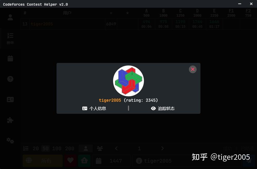 Codeforces Contest Helper V2：解决 CF 比赛需求 - 知乎