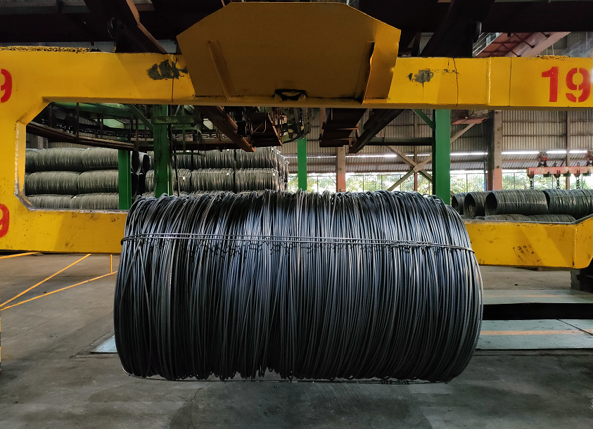 方大特钢弹簧钢盘条试制成功