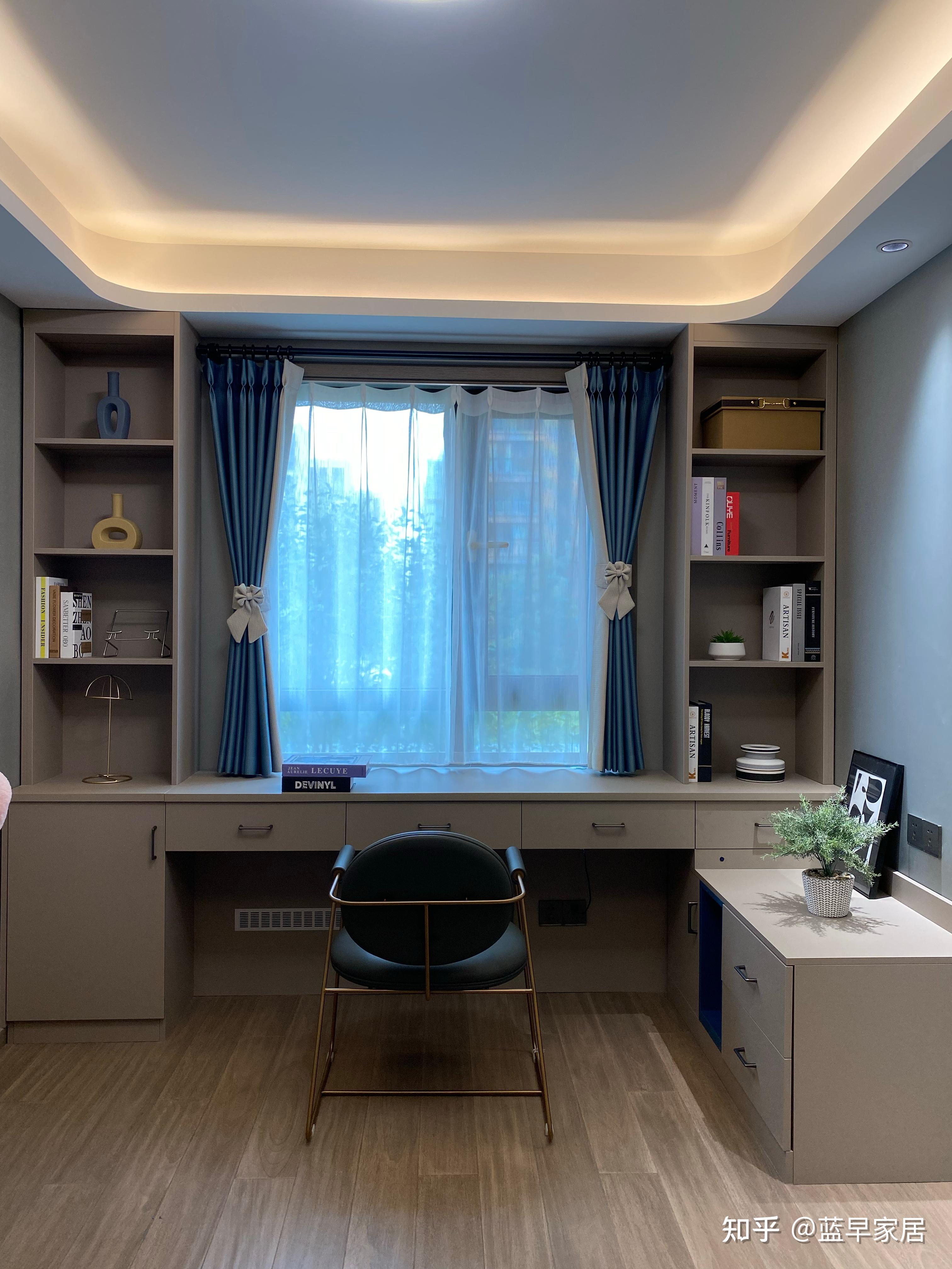 靠窗书房这样设计太15爱了|收纳颜值两不误