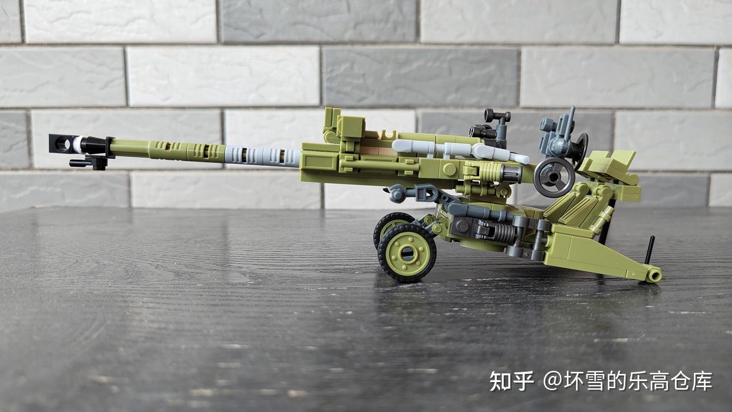 亮点颇多的小品之作小鲁班积木m777超轻型榴弹炮评测