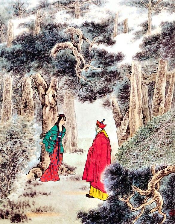 《西游记》原著(十套珍稀古画插图)第80~81回:黑松林,镇海寺,姹女花言