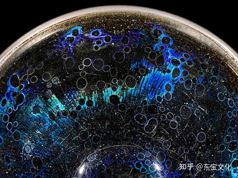 曜变天目盏被誉为天目茶碗巅峰之作,全世界仅存四件,全部在日本