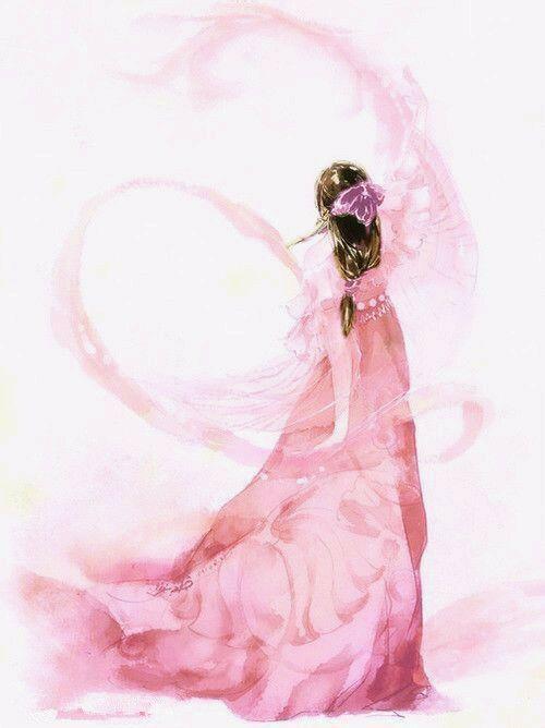 有没有古风红衣背影壁纸