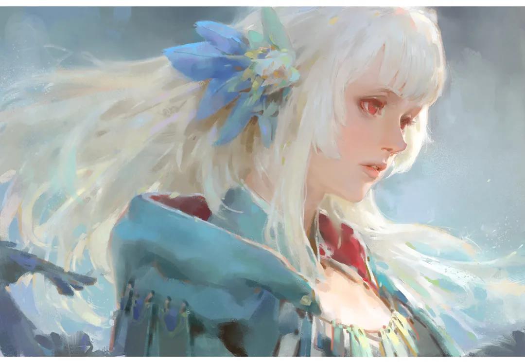 宝岛插画师k大的绘画过程参考码住学