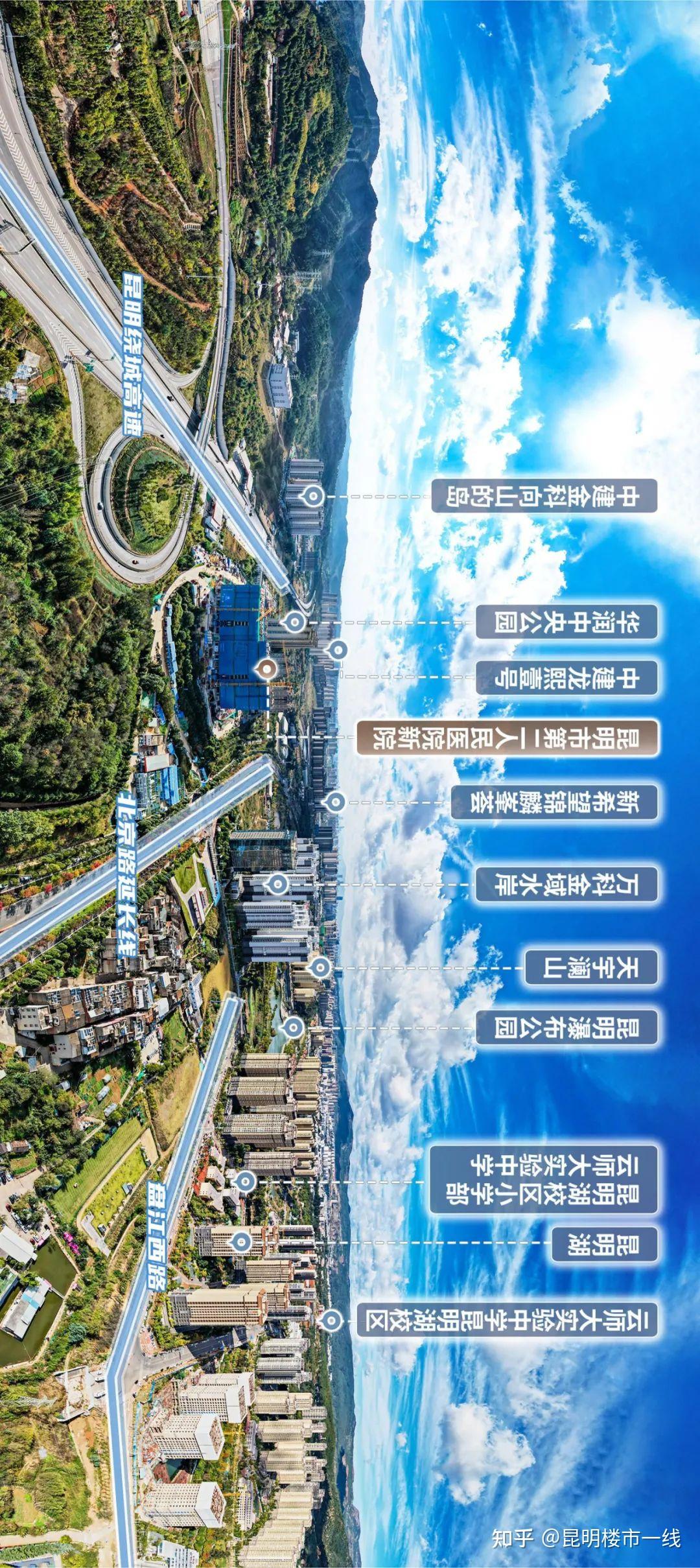 东北-西南走向的r3线路就起于北部山水新城中坝片区,还途经北京路延长