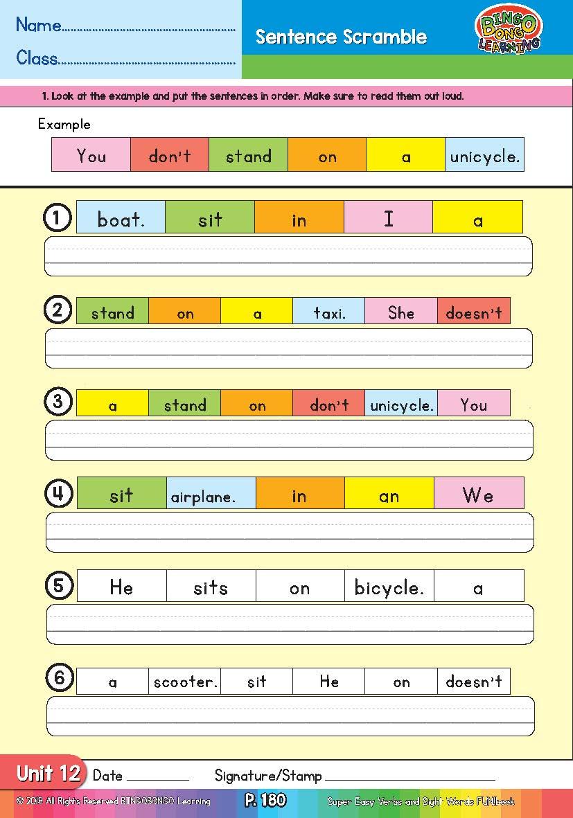 小學英語必做題連詞成句完整版做一做單詞語法都搞定