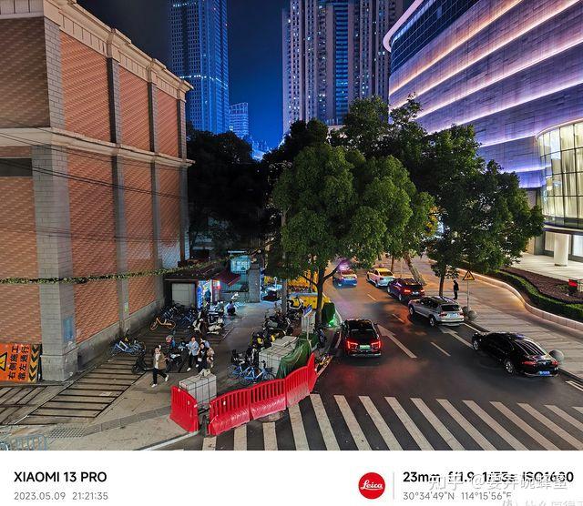 20图对比小米13pro和一加11夜拍模式