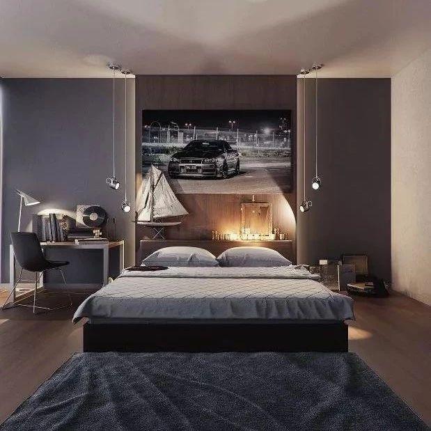 男人的卧室,就该这样设计!