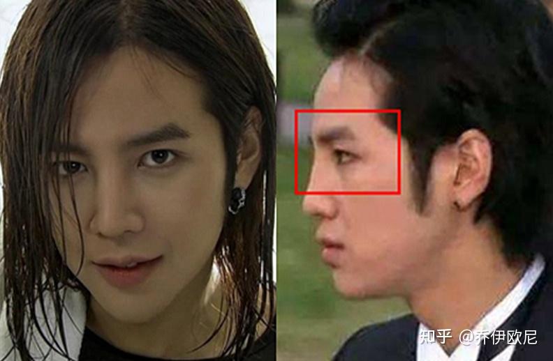 和张根硕的通天鼻有得一比:张沫凡:山根贯通到眉心,阿凡达鼻:其实早期