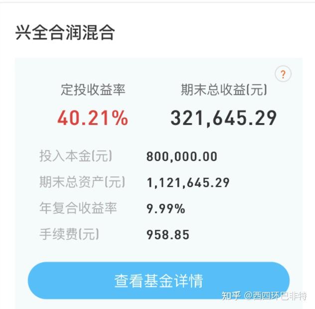 定投收益计算工具并不能达到我们预期的目的:雪球的蛋卷基金我之前