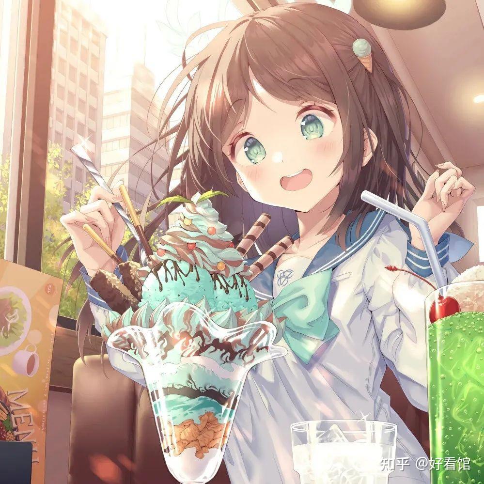 动漫二次元头像二次元萌妹子头像女生可爱敲级温柔可爱美腻的二次元