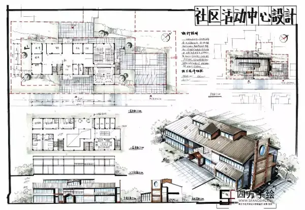 【建筑快题】10个造型技法+27个造型精品分类 - 知乎