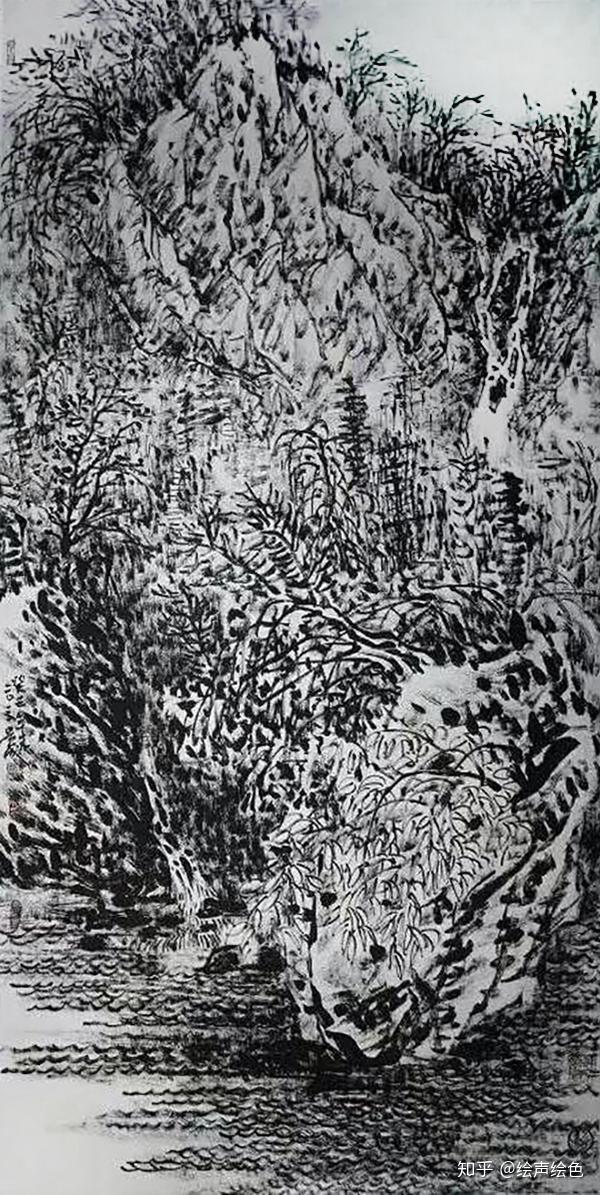 著名山水画家张贵成千年守望万重情笑傲风沙映苍穹