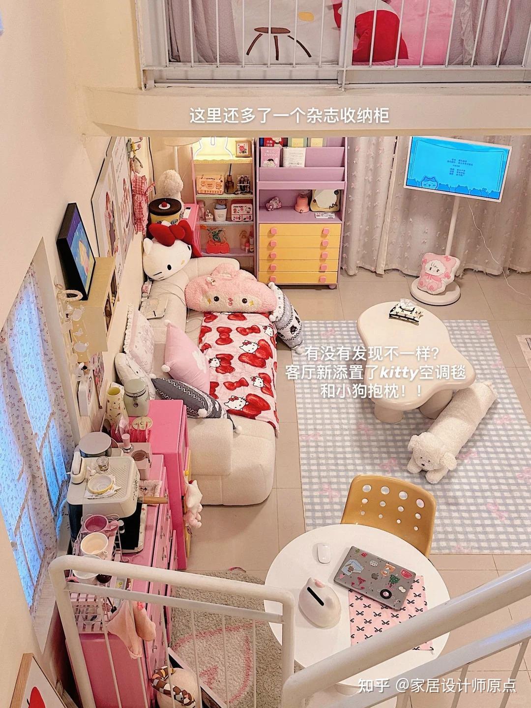 广东一小姑娘的家火了，60m²，布置得满满当当，那叫一个壮观！ - 知乎