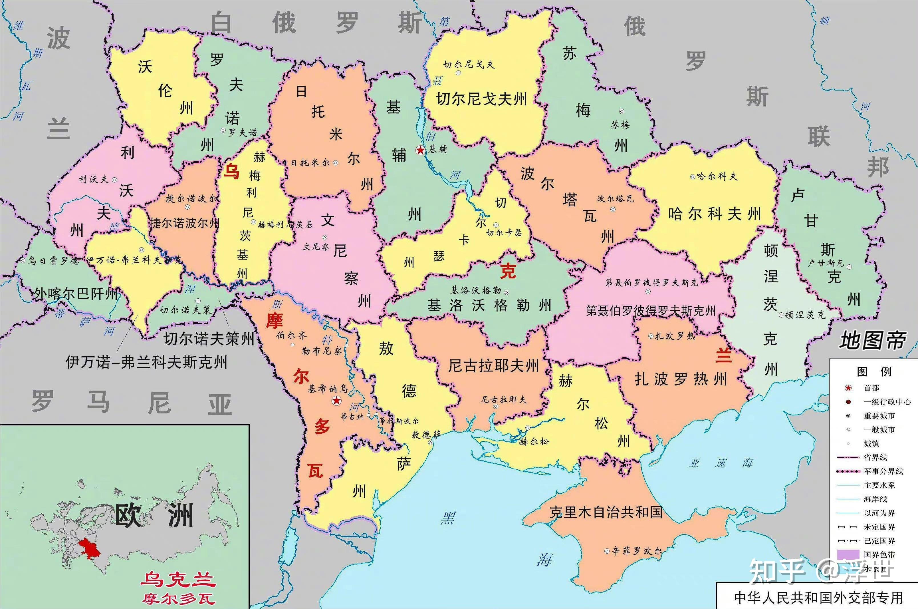 基辅市行政地图图片