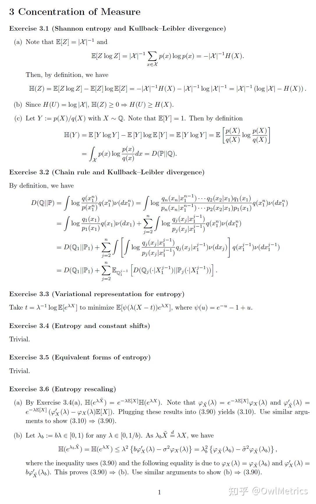 Wainwright高维统计学Chapter 3 [Mindmap+Solutions] 知乎