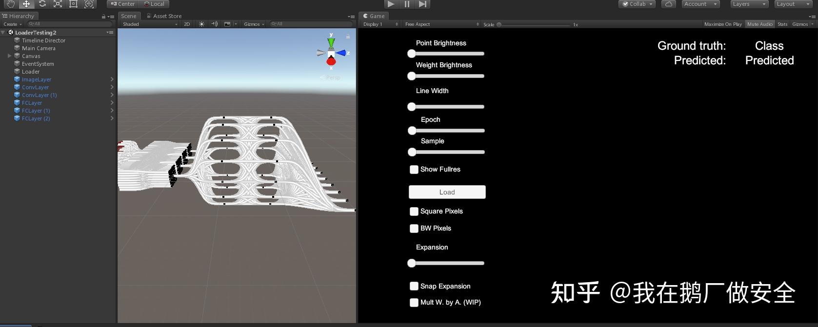 便能看到下面這個工作區:運行game,載入訓練好的轉換後的模型文件夾