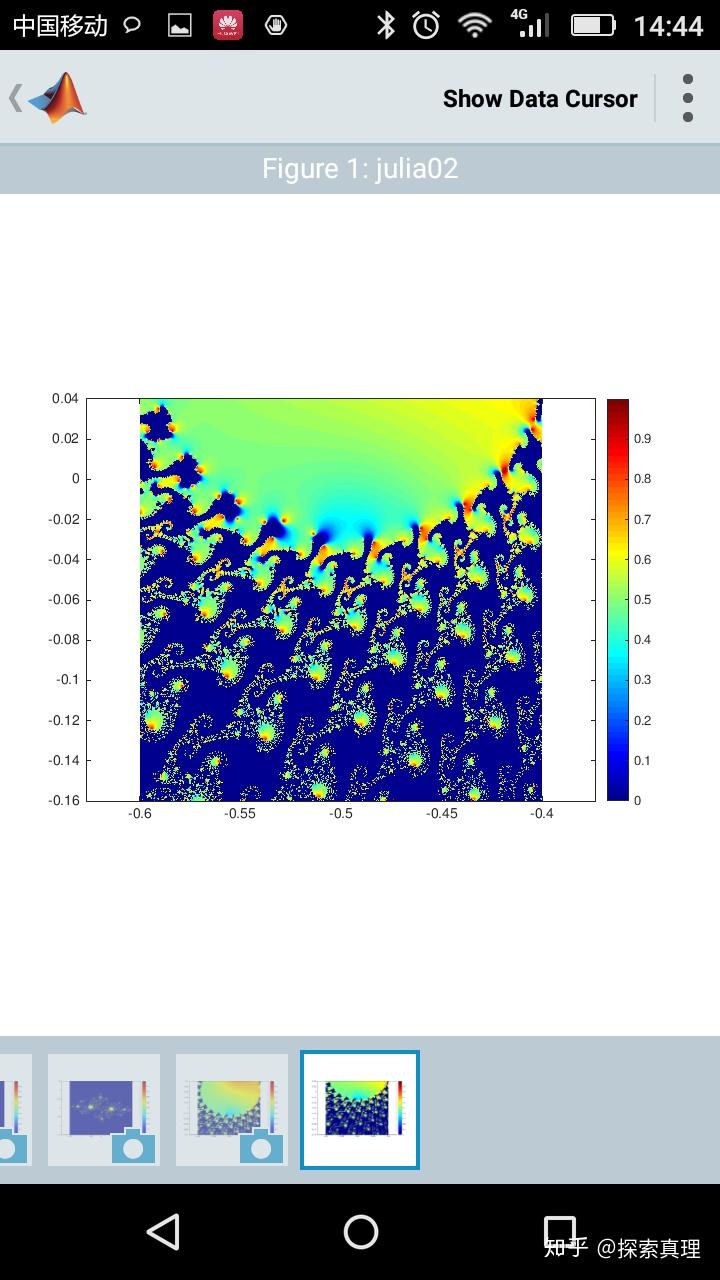 matlab分形图之三m集j集局部放大法