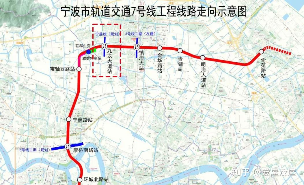 宁波7号线地铁无缝对接宁慈线杭州湾新区的时代终于来了