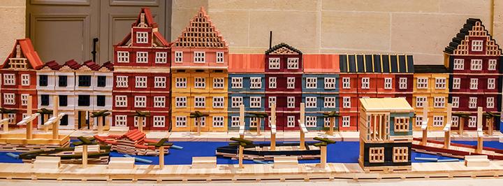 法国kapla 原木色积木200片 礼盒装