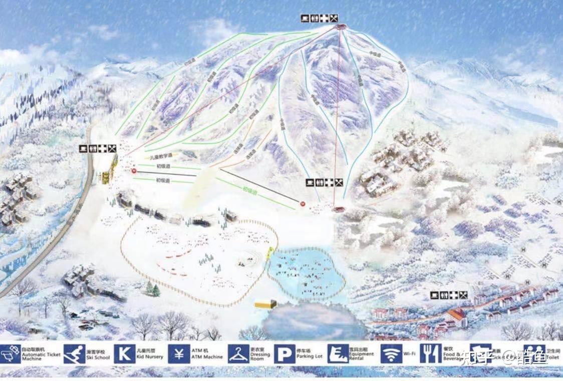 吉雪滑雪场雪道介绍图片