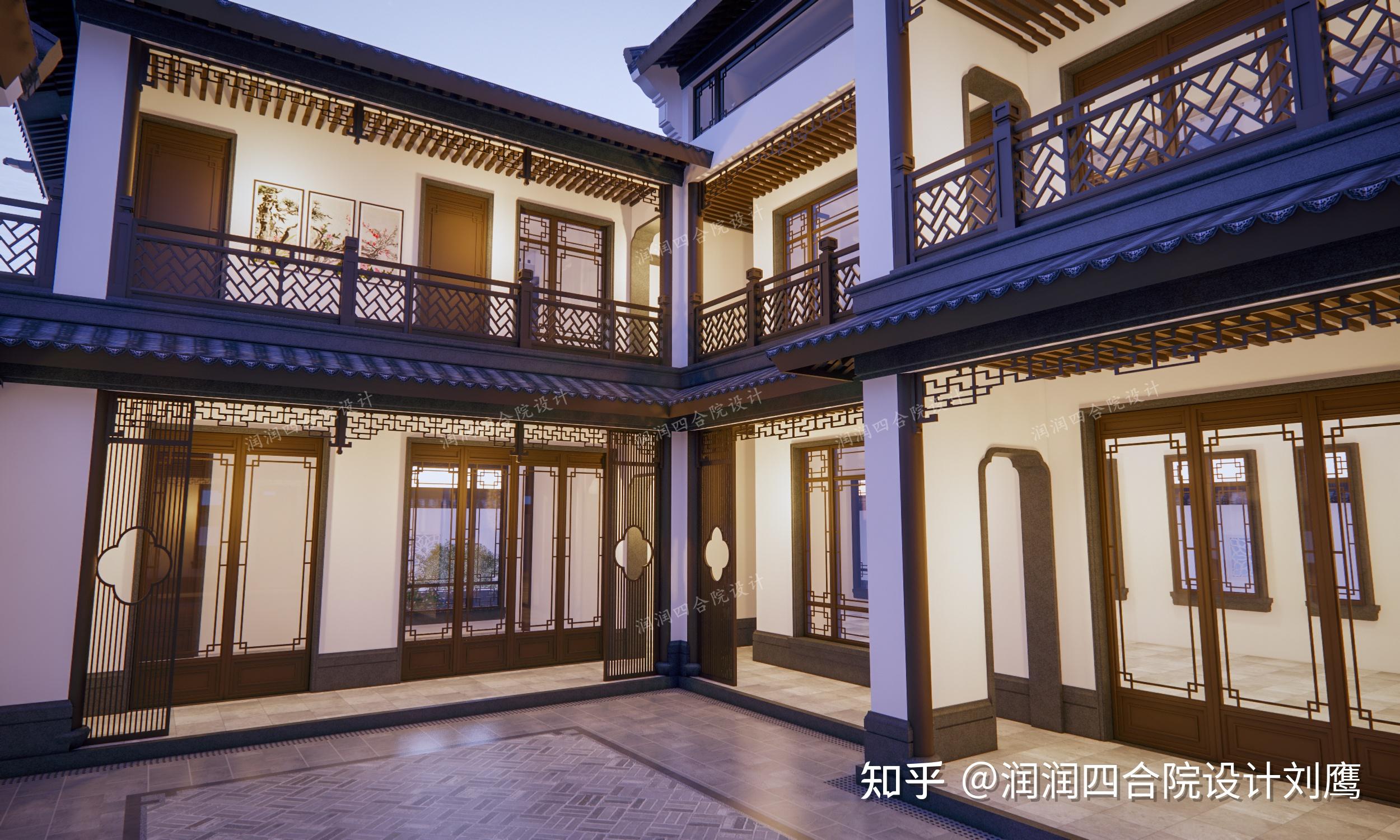 润润四合院设计刘鹰：四川两层苏式四合院祖宅25×18.5，游花园，享田园生活 - 知乎