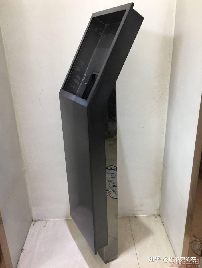 入口自动门按钮立柱造型款式自由发挥