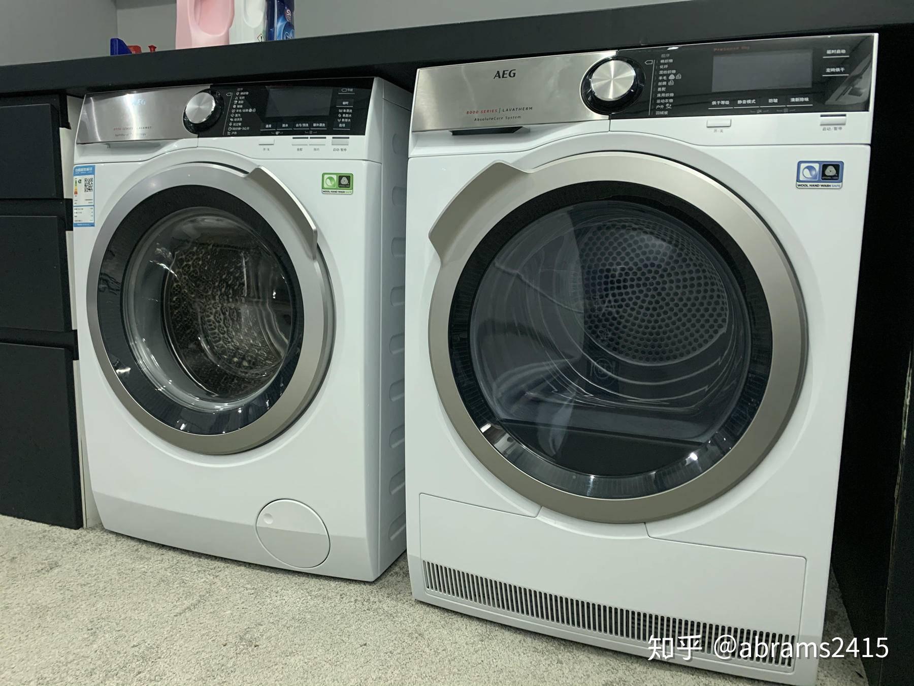 超越市面在售95的羊毛绿标软水洗衣机aeg高端洗烘套装l9洗衣机t8热泵