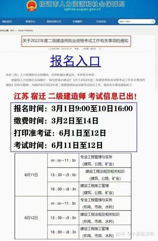 江蘇二建報名信息一天考三科每科時間縮短半個小時分數線全部提至60