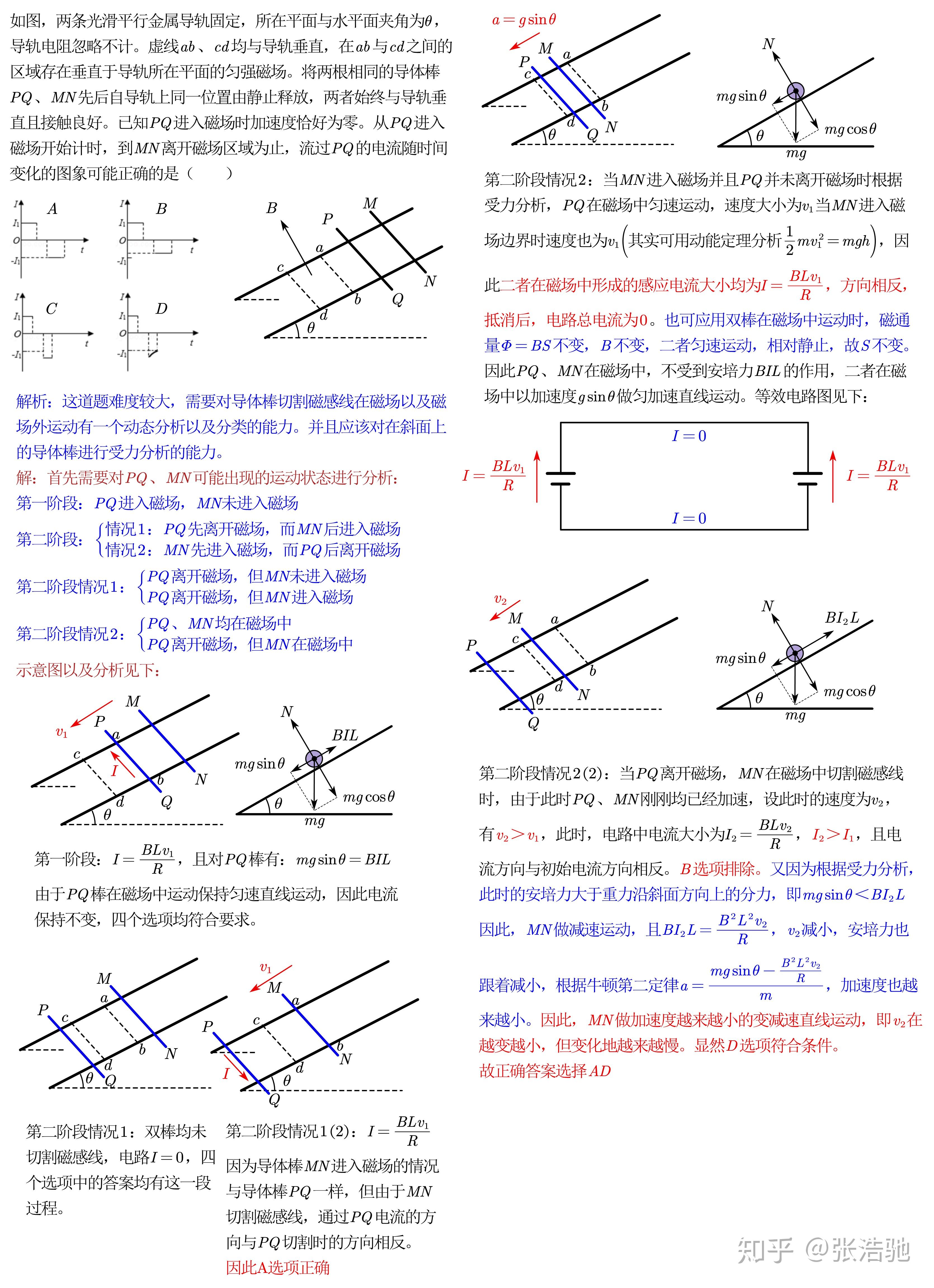 高中物理双棒模型杂题一则