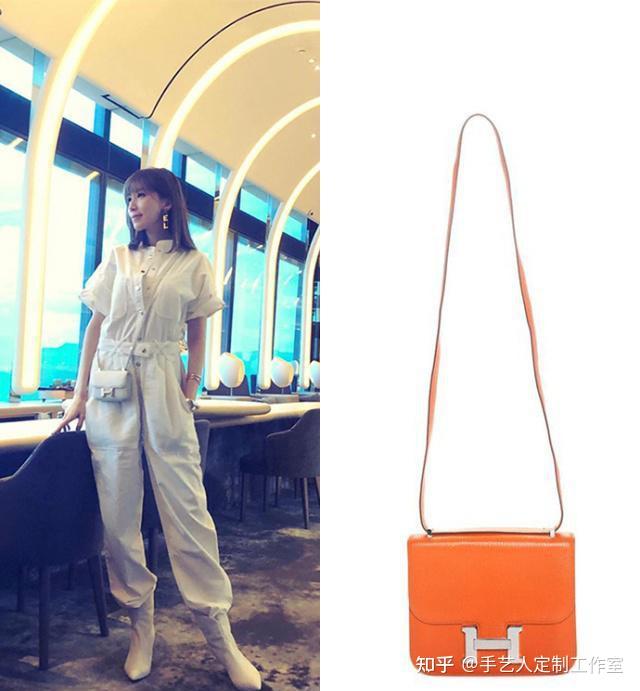 林志颖娇妻越来越大牌穿工装连体裤挎爱马仕包包霸气又高级