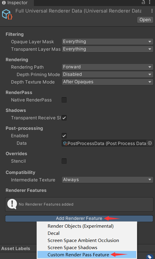  unity3d renderer feature 