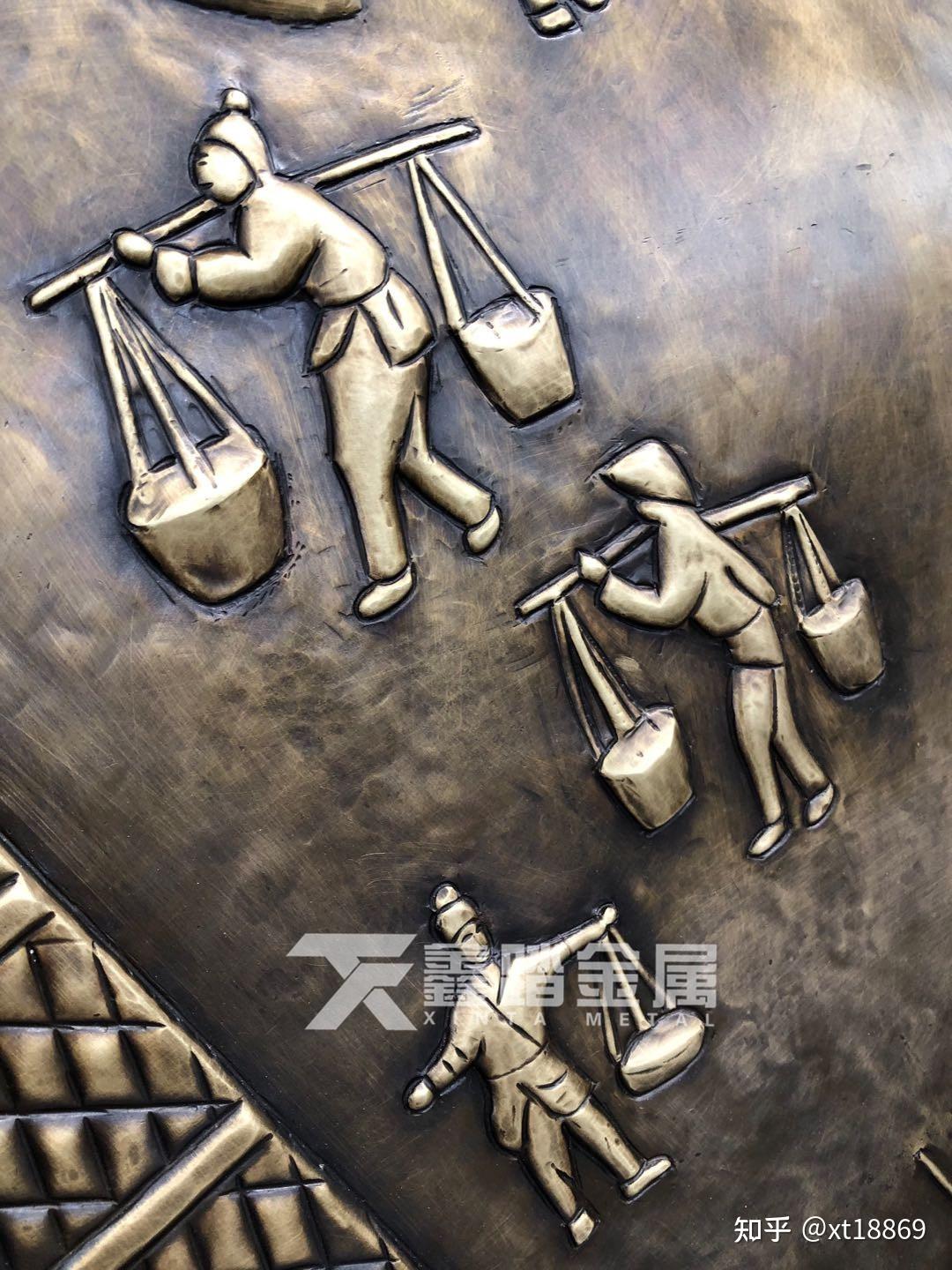 传承中创新 让历史焕发新机 锻铜浮雕清明上河图壁画