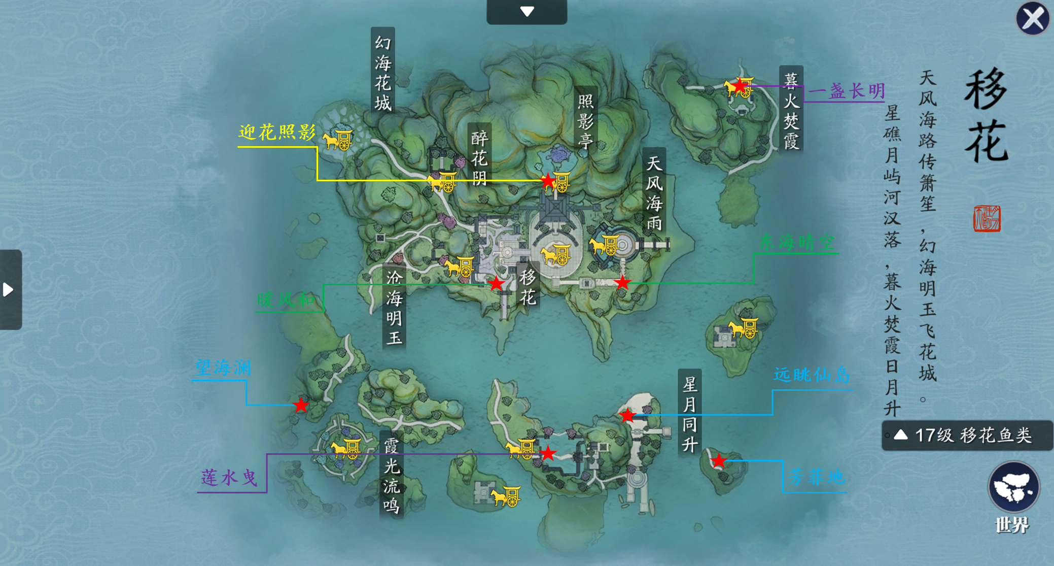 从零开始玩天刀手游第14期全地图胜景录拍照点合集