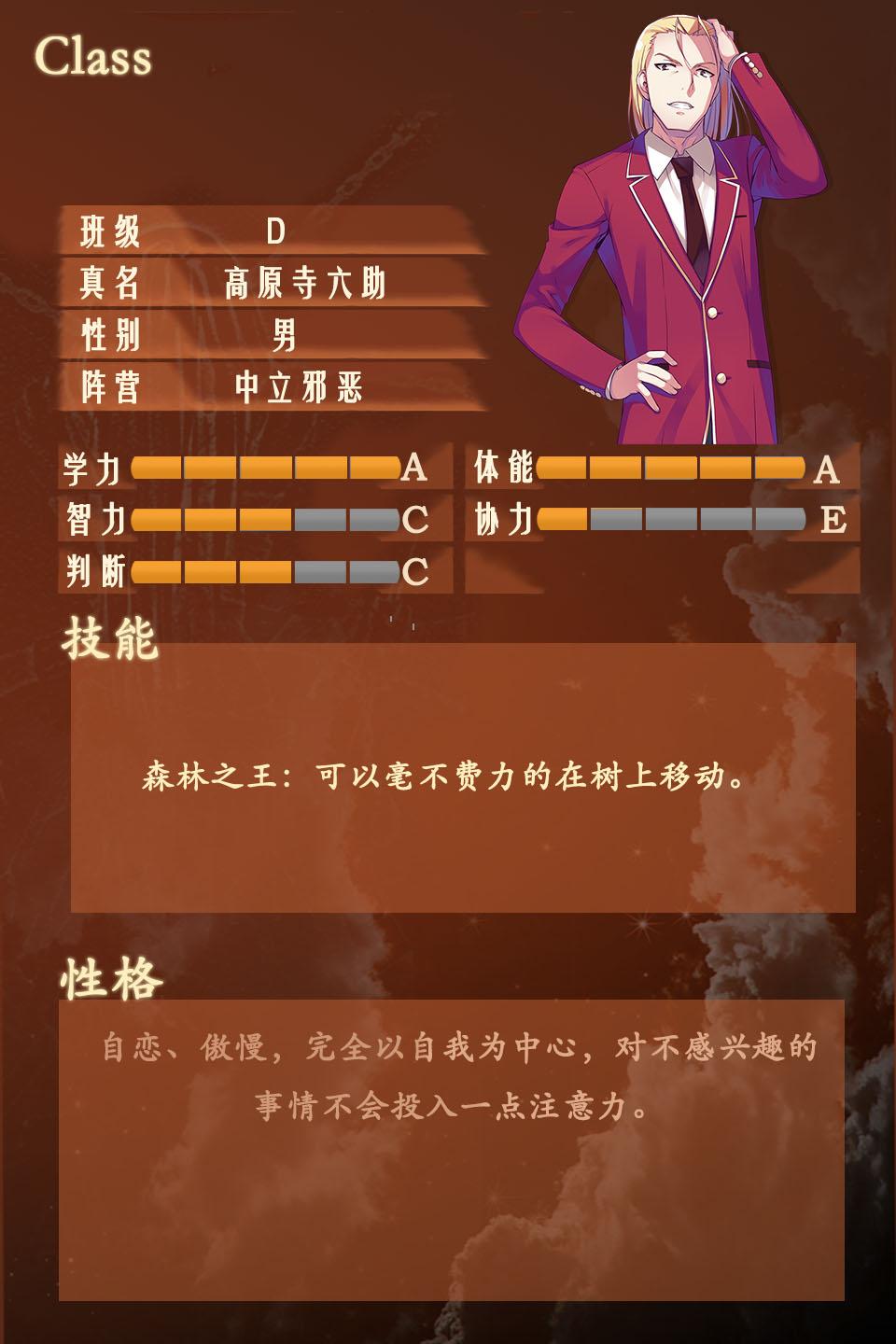 从过去的黑暗中重生--《欢迎来到实力至上主义