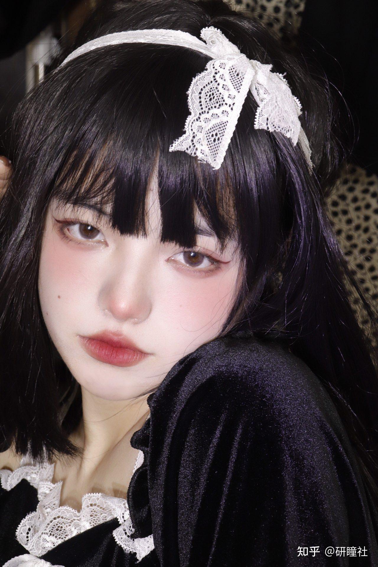 puffgirl亚当多瑙深海人鱼瞳,无敌显白,超火细实外圈加深眼型轮廓