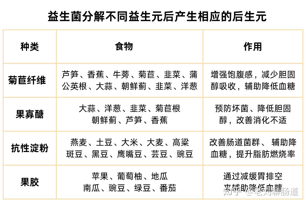 【5分钟懒人包】什么是后生元?好处?与益生菌、益生元的关系 - 知乎