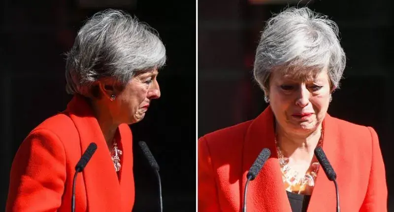 英国首相梅姨含泪宣布辞职(双语文本 完整视频)