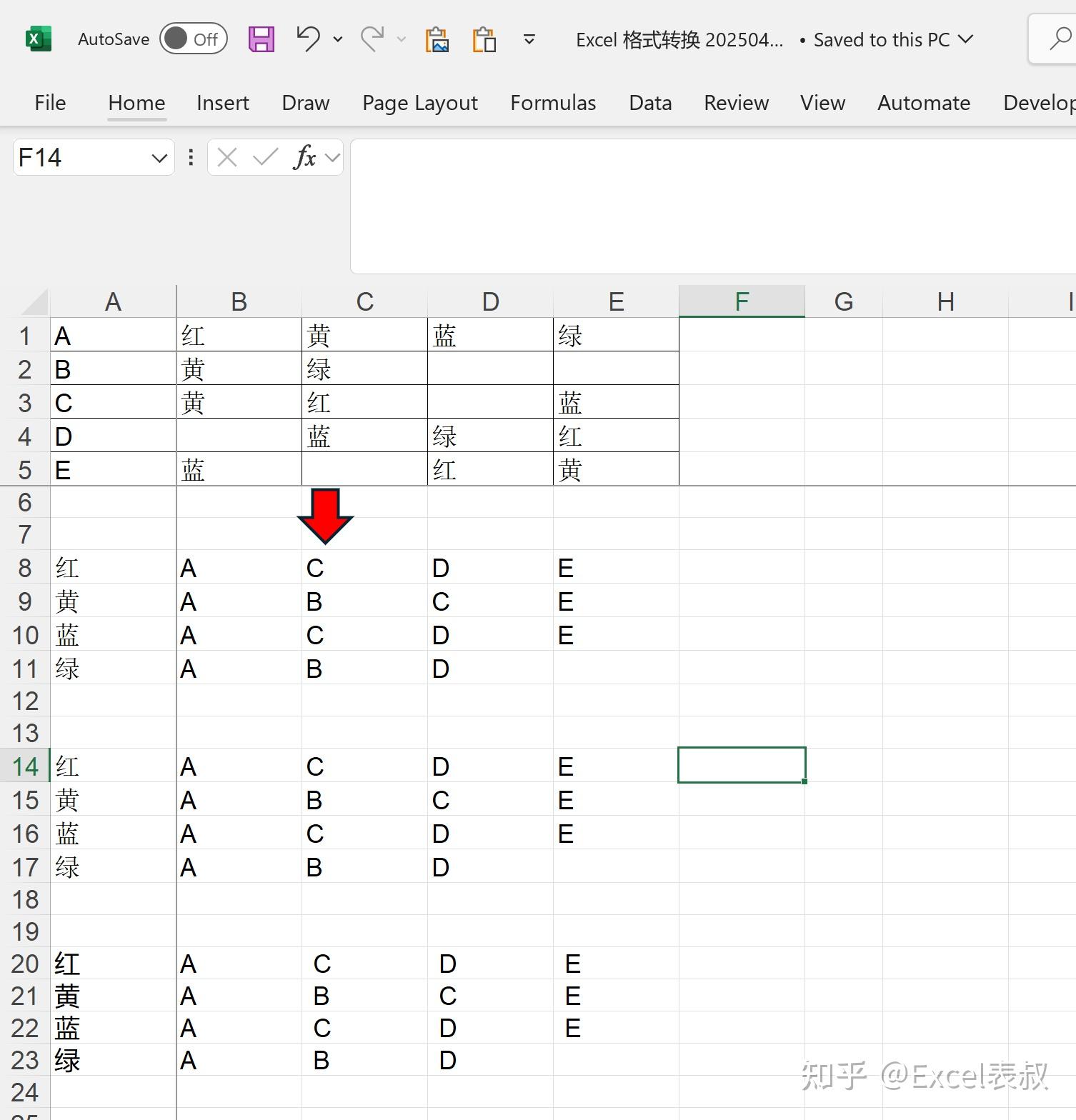 数据转换2：宽表变宽表 - 知乎