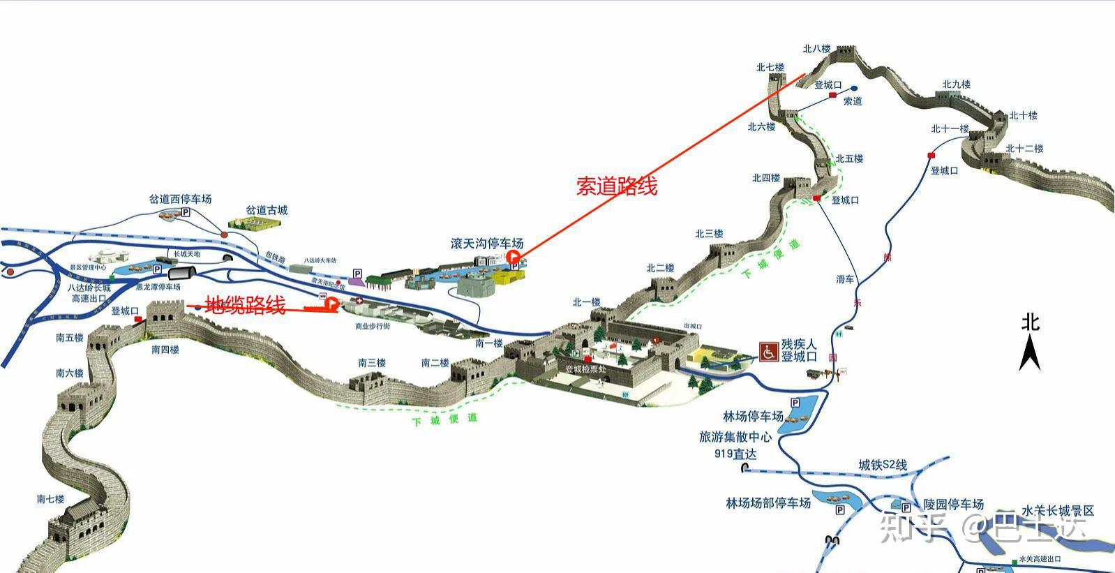 2024八达岭长城最佳路线及攻略(巴士达busda官方攻略)