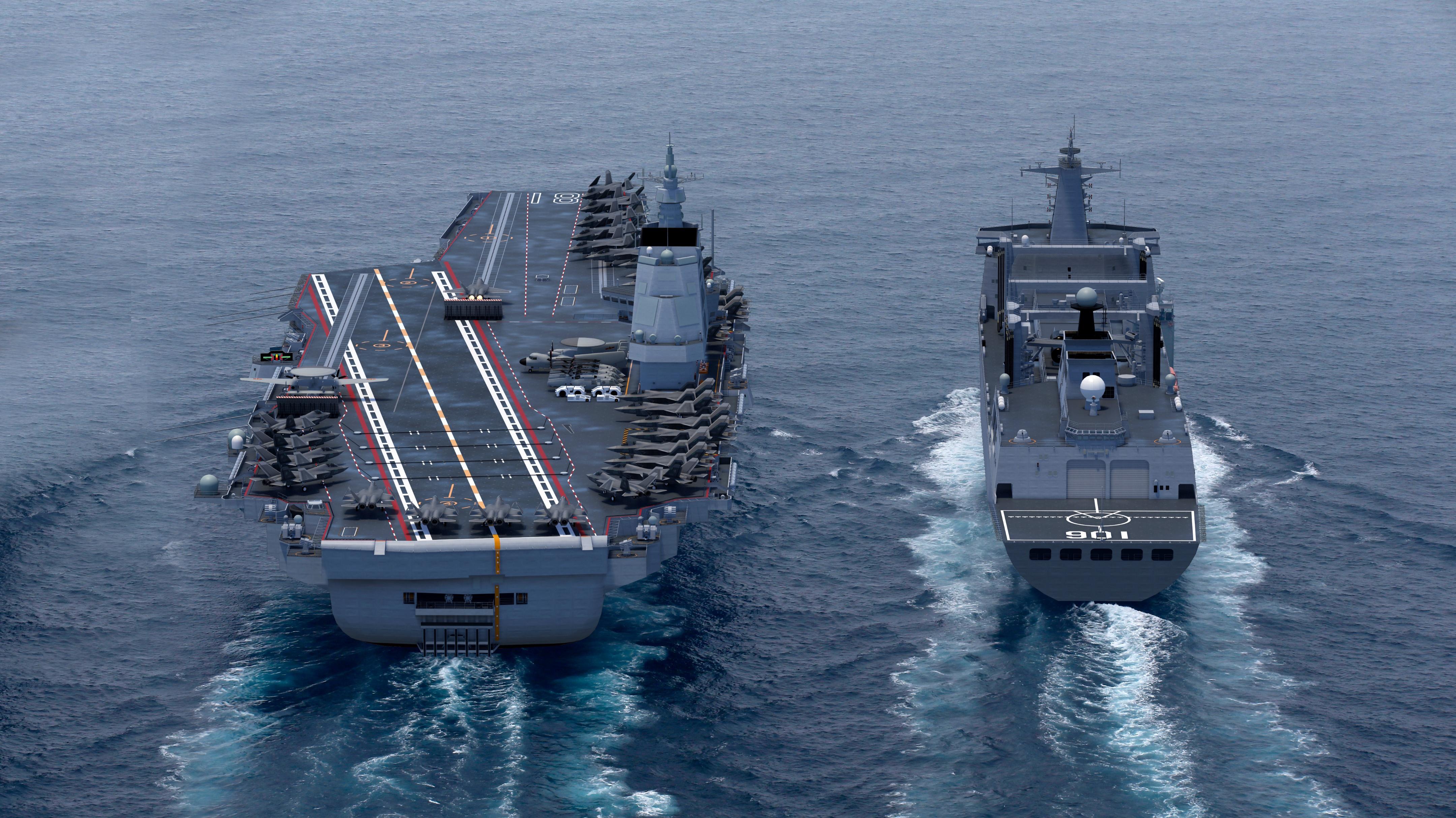 福建舰准备横向补给(作者:高山cg)未来的台海作战,个人大胆预测,美国