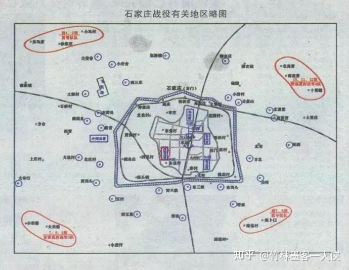 竹林墨客石家庄老照片之各时期地图