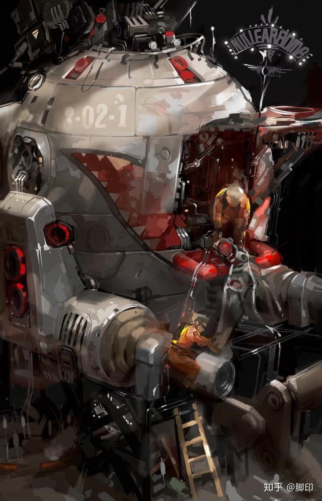 油画风格高达变形金刚插画集哪张是你的最爱